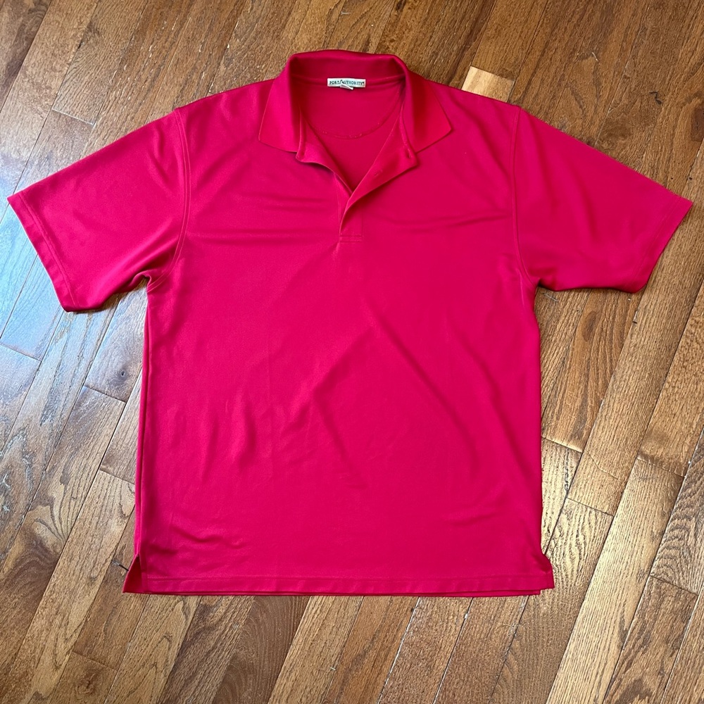Men’s Port Authority Polo Shirt, Size XL, Red - Picture 5 of 13